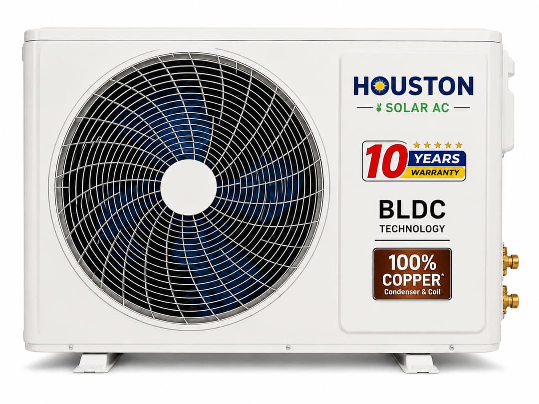 Houston Arctic Inverter V2 outdoor unit with BLDC technology and 100% copper condenser