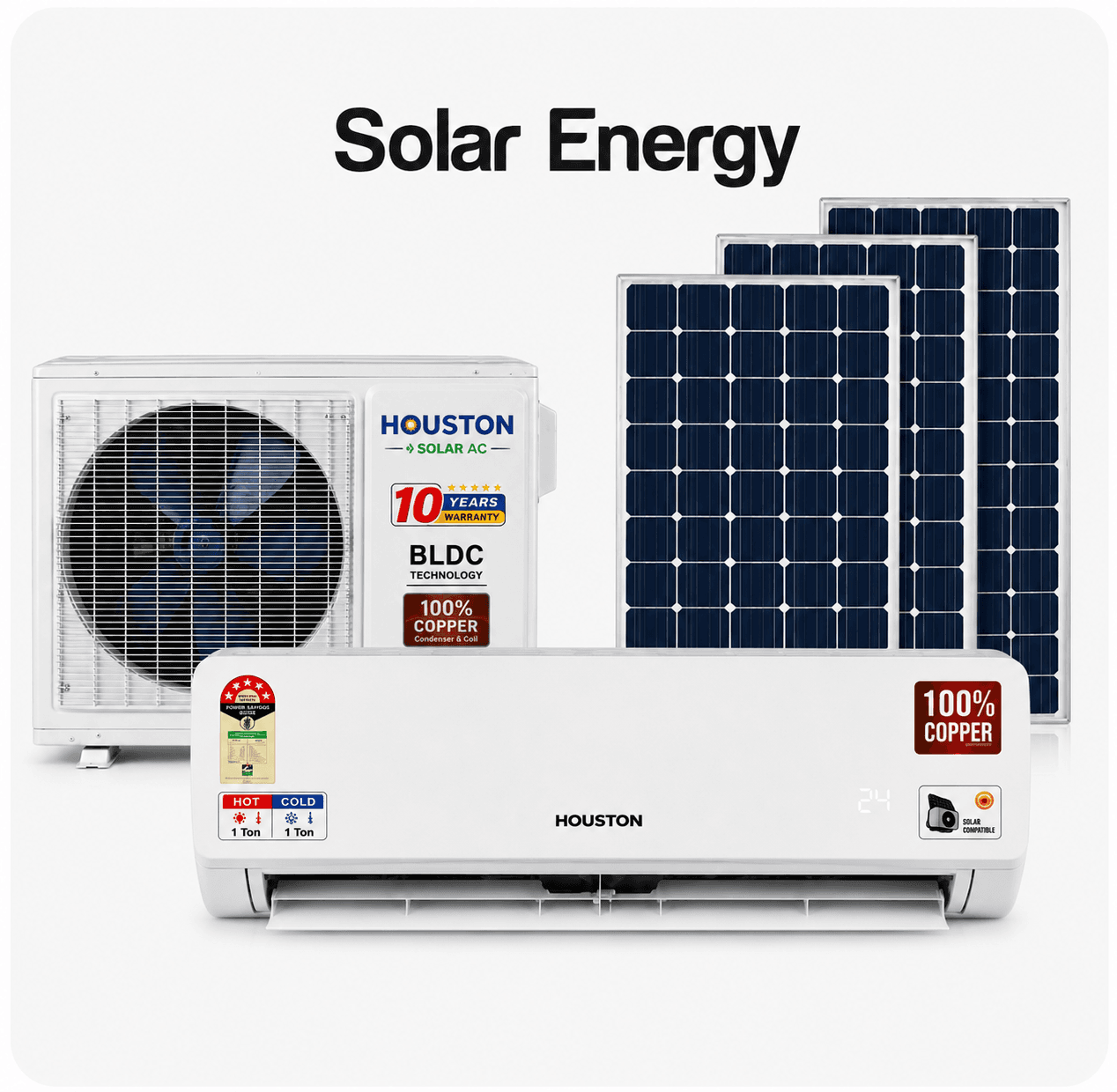 1 Ton Hot & Cold Solar AC